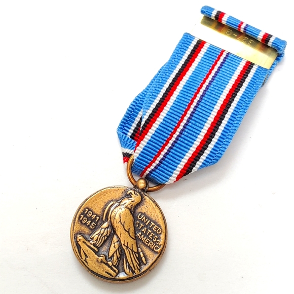 AMERICAN CAMPAIGN MINI MEDAL WW11 America Eagle AC1 - Picture 4 of 6